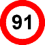 Snelheidsindex: 91 km/h